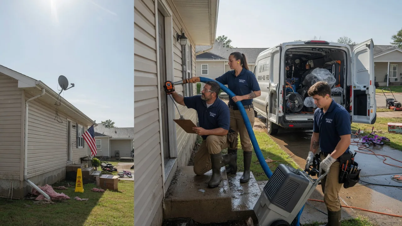 Ceiling Water Damage Restoration in Connell, WA near me